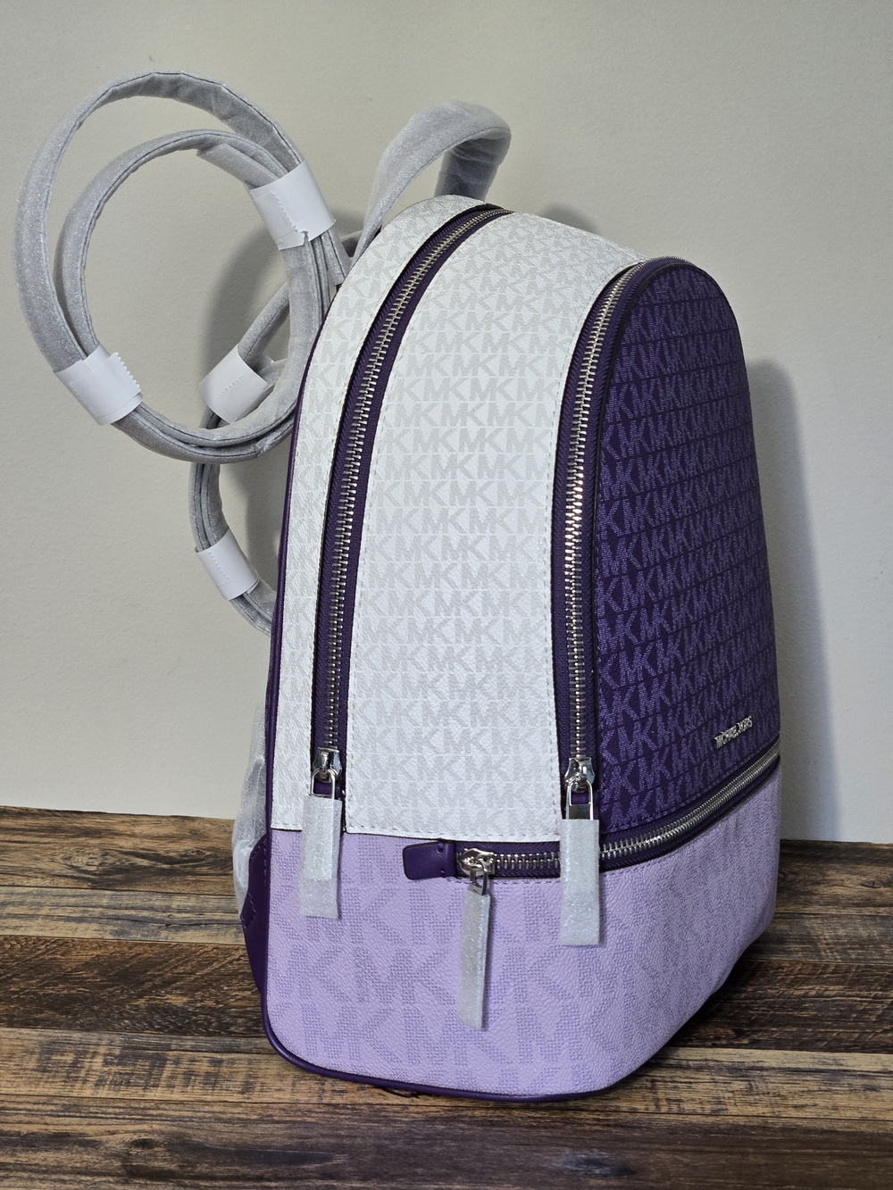 Michael Kors Rhea Colorblock Backpack - Picture 3 of 7